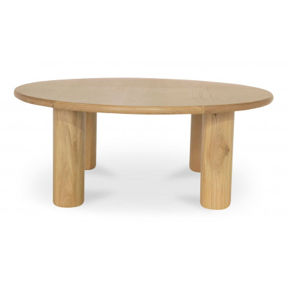 Moe's - Milo Contemporary Round Coffee Table in Oak