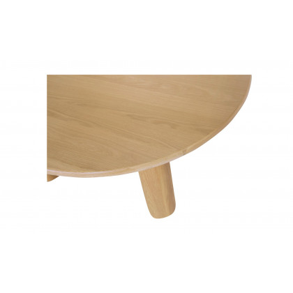 Moe's - Milo Contemporary Round Coffee Table in Oak