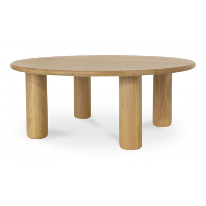 Moe's - Milo Contemporary Round Coffee Table in Oak