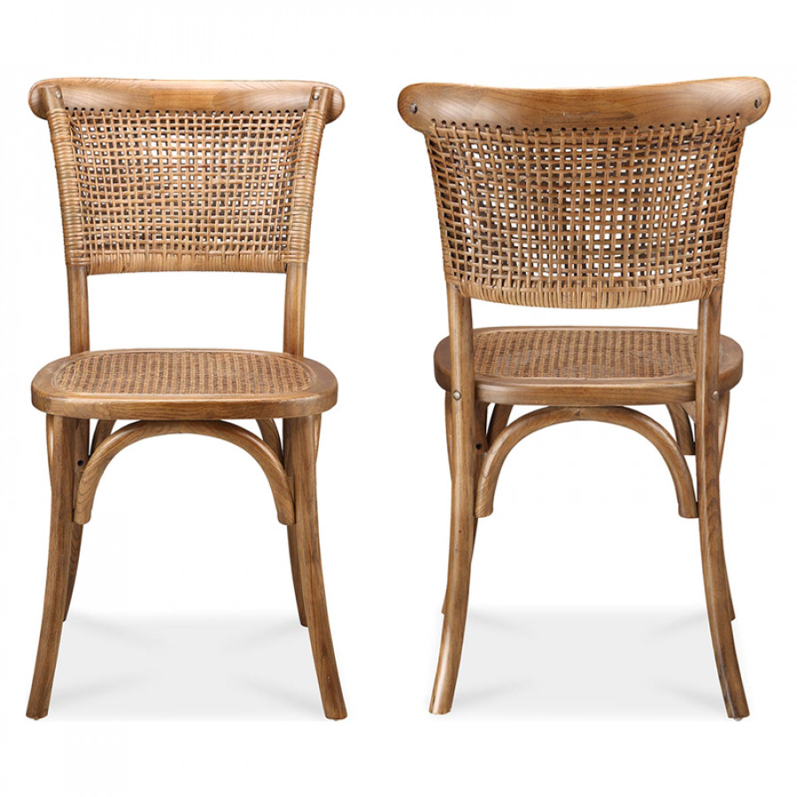 Moe's - Churchill Rustic Dining Chair Set of 2