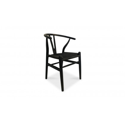 Moe's Ventana Scandinavian Dining Chair Set of 2 - Black