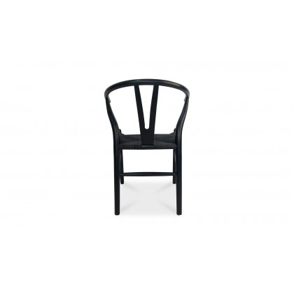 Moe's Ventana Scandinavian Dining Chair Set of 2 - Black