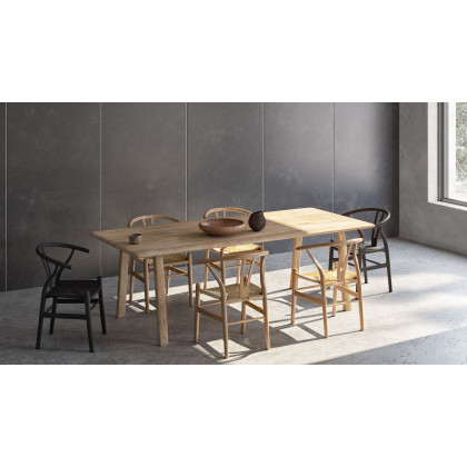 Moe's Ventana Scandinavian Dining Chair Set of 2 - Natural