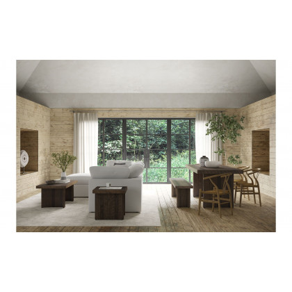 Moe's Ventana Scandinavian Dining Chair Set of 2 - Natural