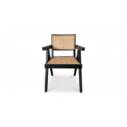 Moe's Takashi Mid-Century Modern Chair Set of 2 - Black