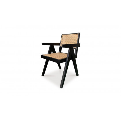 Moe's Takashi Mid-Century Modern Chair Set of 2 - Black