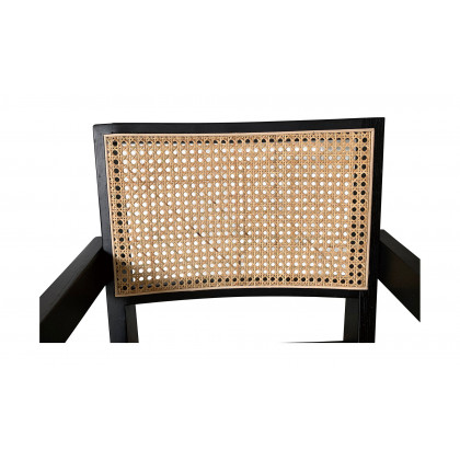 Moe's Takashi Mid-Century Modern Chair Set of 2 - Black
