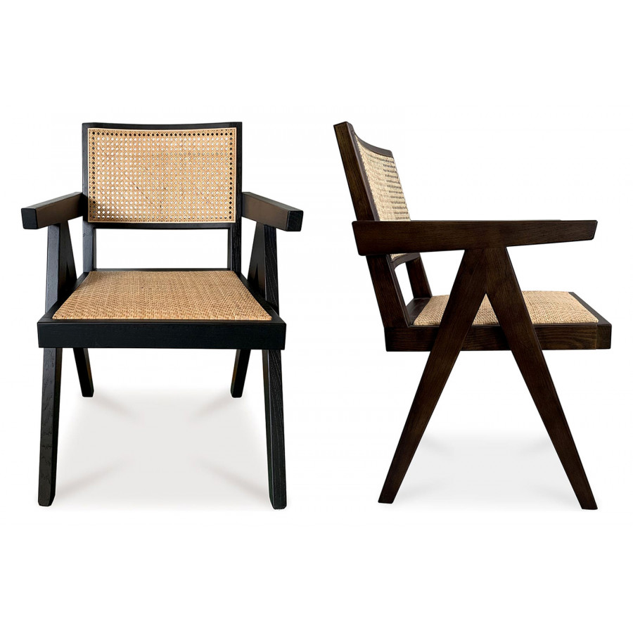 Moe's Takashi Dining Chair Set of 2 - Dark Brown