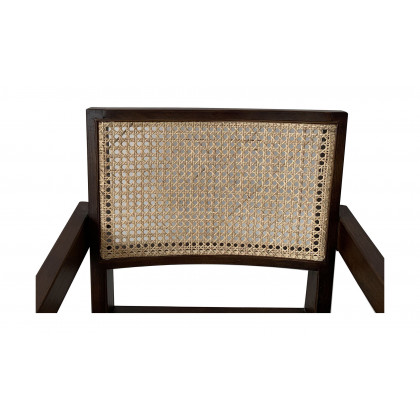 Moe's Takashi Mid-Century Modern Chair Set of 2 - Dark Brown