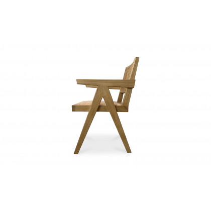 Moe's Takashi Mid-Century Modern Chair Set of 2 - Natural