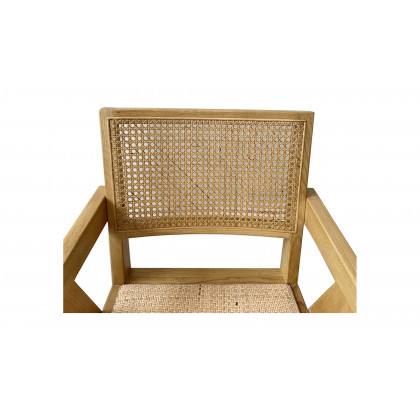 Moe's Takashi Mid-Century Modern Chair Set of 2 - Natural