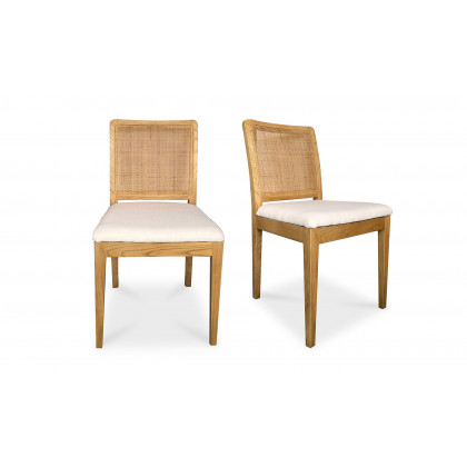 Moe's Orville Contemporary Dining Chair Set of 2 - Natural