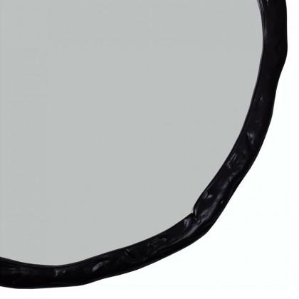 Moe's Foundry Round Mirror - Black, Large