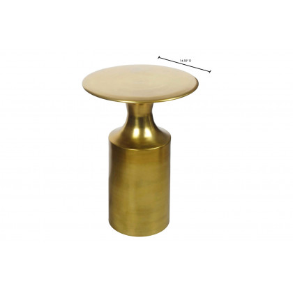 Moe's Rassa Accent Table - Gold