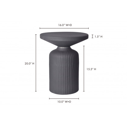Moe's - Yoli Side Table in Black