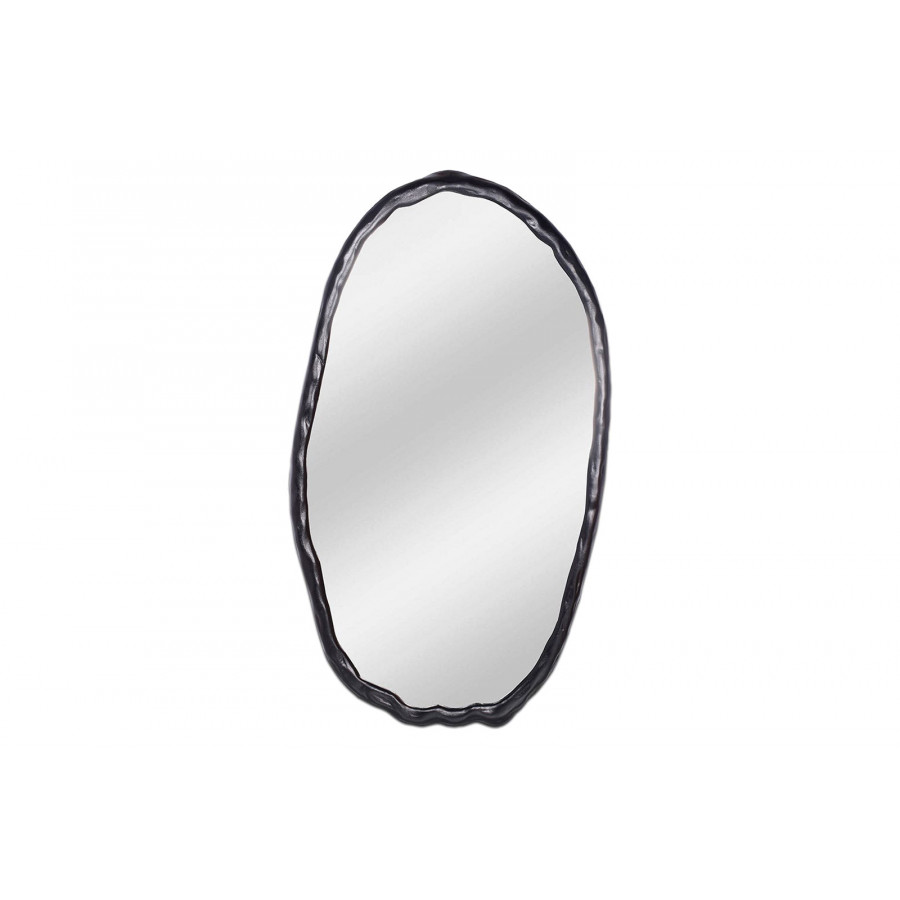 Moe's Foundry Oval Mirror - Black