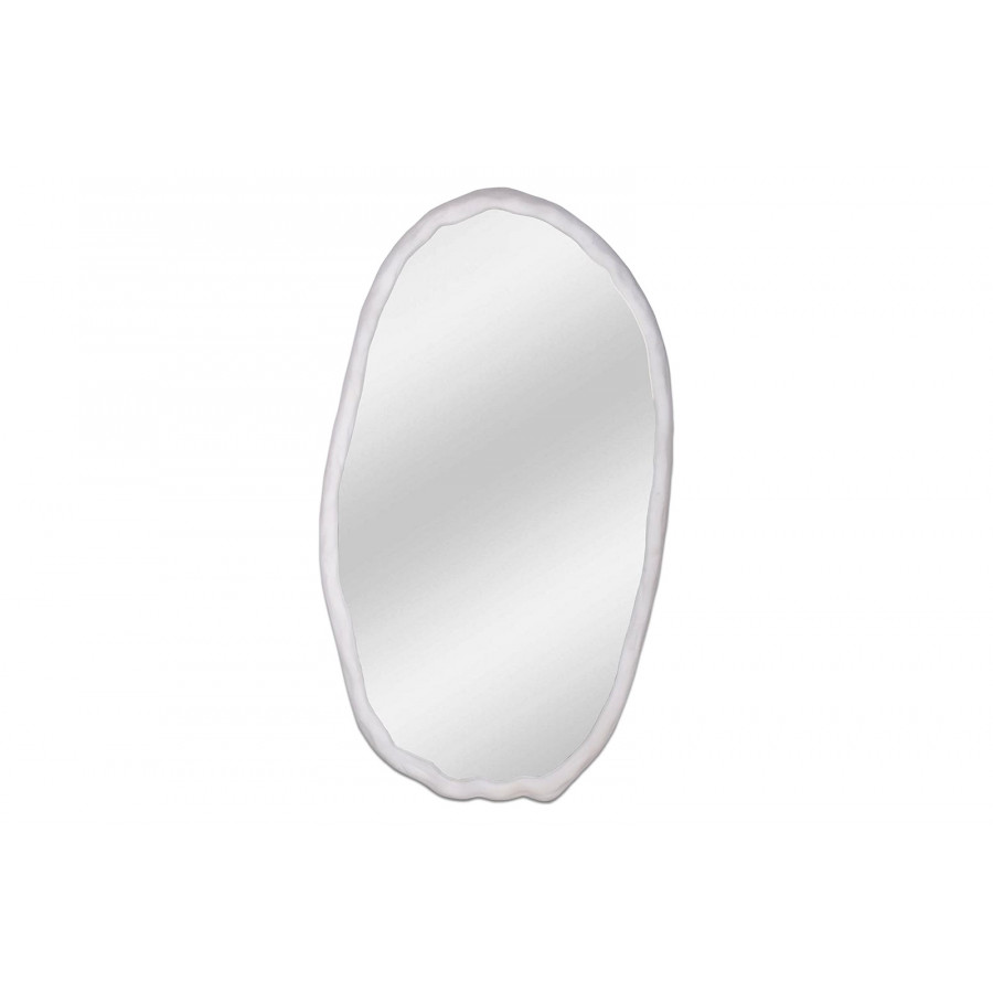 Moe's Foundry Oval Mirror - White