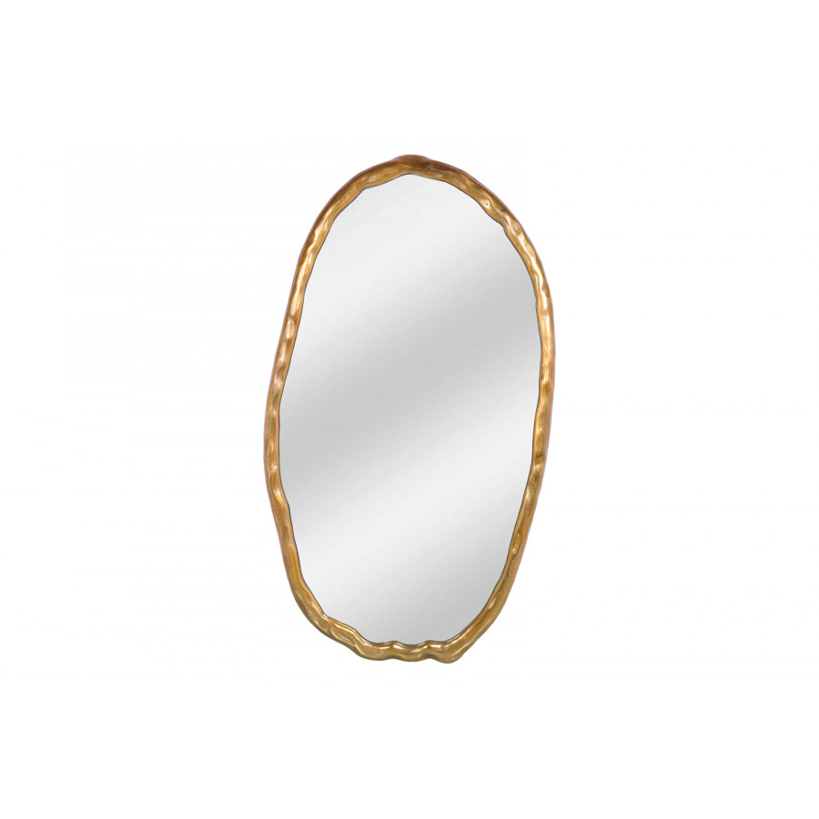 Moe's Foundry Oval Mirror - Gold