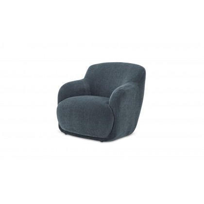 Moe's Stevie Contemporary Lounge Chair - Slate Blue