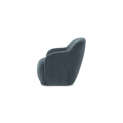 Moe's Stevie Contemporary Lounge Chair - Slate Blue