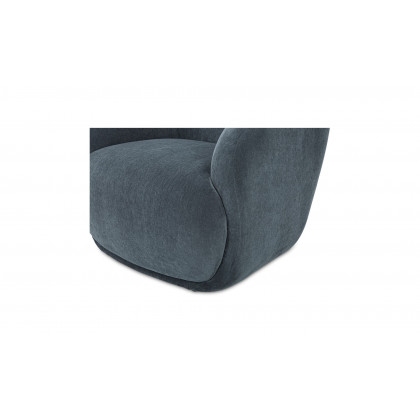 Moe's Stevie Contemporary Lounge Chair - Slate Blue