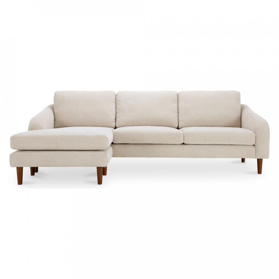 Moe's Quinn Modern Sectional - Oatmeal
