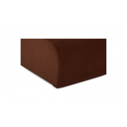 Moe's Amelia Contemporary Slipper Chair - Chestnut