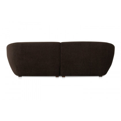 Moe's Amelia Nook Contemporary Modular Sectional - Espresso, Left Facing