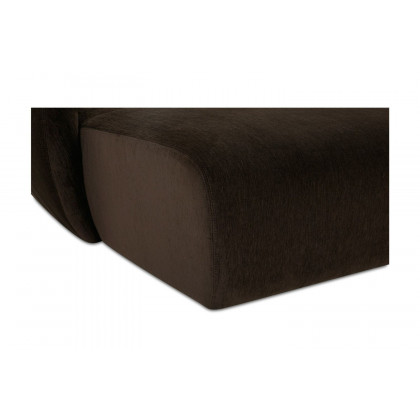 Moe's Amelia Nook Contemporary Modular Sectional - Espresso, Left Facing