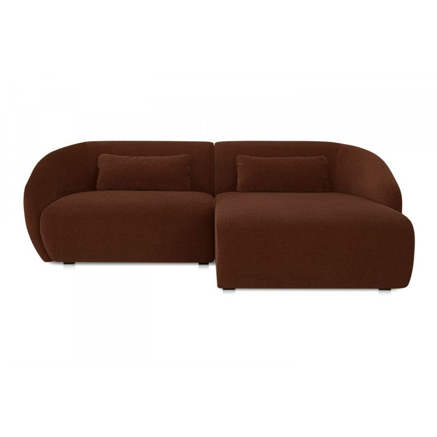 Moe's Amelia Nook Contemporary Modular Sectional - Chestnut, Right Facing