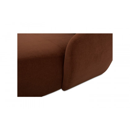 Moe's Amelia Nook Contemporary Modular Sectional - Chestnut, Right Facing