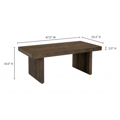 Moe's Monterey Coffee Table - Gray