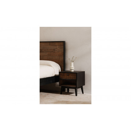 Moe's Nova Rustic Queen Size Bed - Black