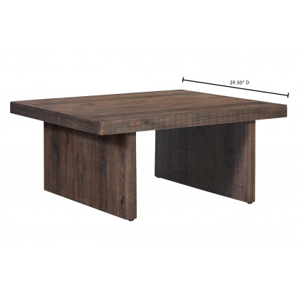 Moe's Monterey Square Coffee Table - Aged Brown
