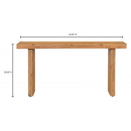 Moe's Monterey Console Table - Rustic Blonde