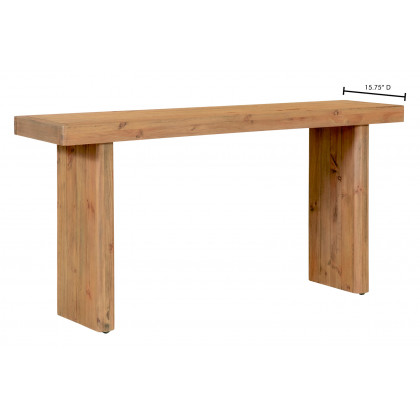 Moe's Monterey Console Table - Rustic Blonde