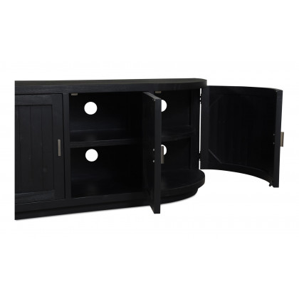 Moe's Nicola Rustic Media Cabinet - Black