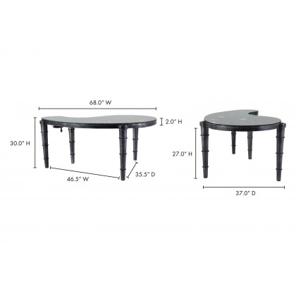 Moe's - Shifting Gears Desk in Black