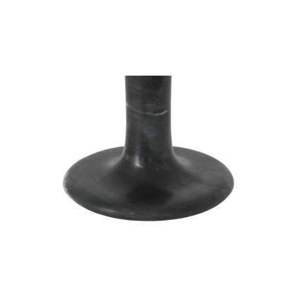 Moe's East Modern Tall Candle Holder - Black Vein Marble