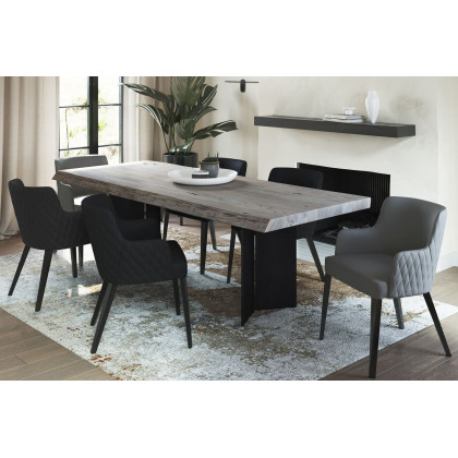 Moe's Zayden Dining Chair - Light Gray