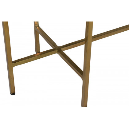 Moe's - Blue Agate Console Table in Blue