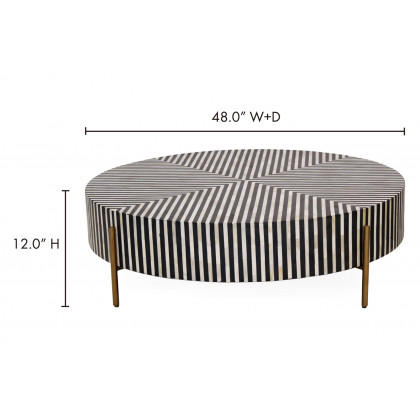 Moe's Chameau Coffee Table - Multi, Medium