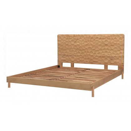Moe's Misaki Contemporary Queen Size Bed - Natural