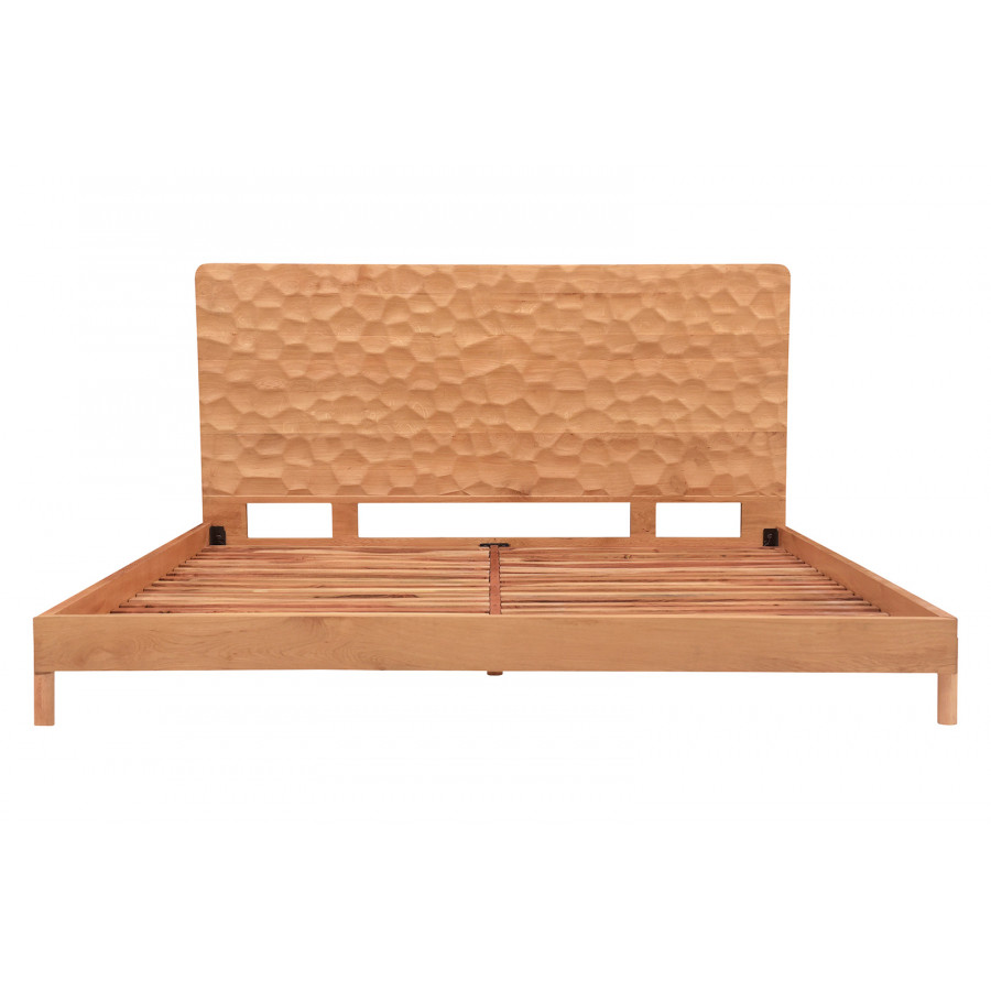 Moe's Misaki Contemporary King Size Bed - Natural
