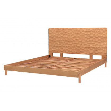 Moe's Misaki Contemporary King Size Bed - Natural