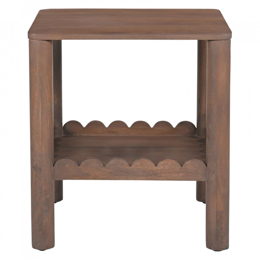 Moe's - Wiley Contemporary Side Table in Vintage Brown