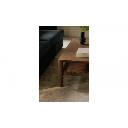 Moe's - Wiley Contemporary Coffee Table in Vintage Brown