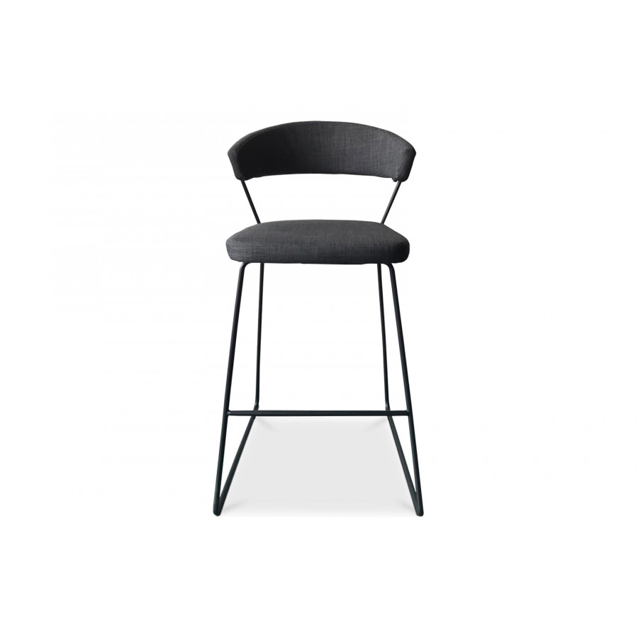 Moe's Adria Bar Stool - Dark Gray