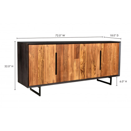 Moe's - Vienna Sideboard in Brown