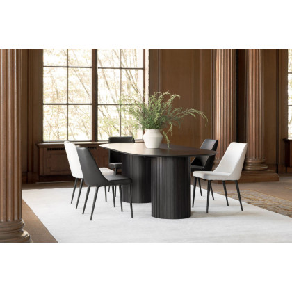 Moe's Povera Oval Dining Table - Black